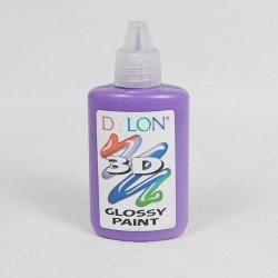 Dylon 3D Fabric Paint - Glossy Purple